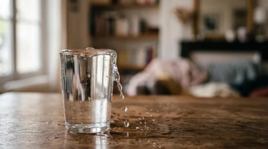 Illustration conceptuelle d'un plafond invisible limitant la prise en charge des frais de santé, symbolisant le reste à charge
